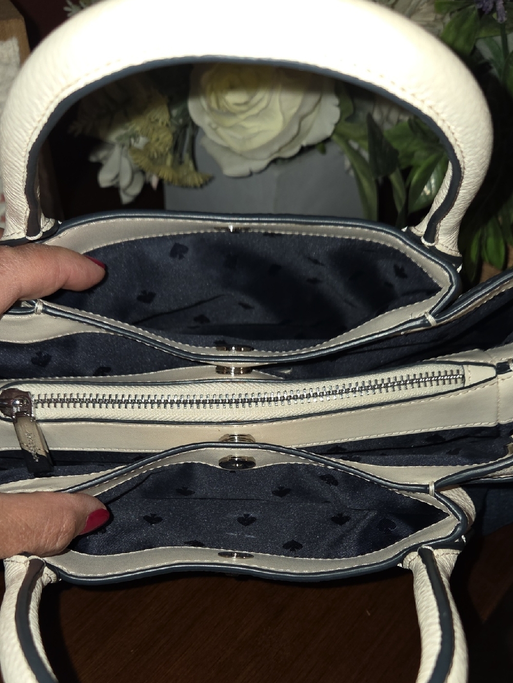 Kate Spade NY Dumpling Denim Satchel EUC - Picture 15 of 16